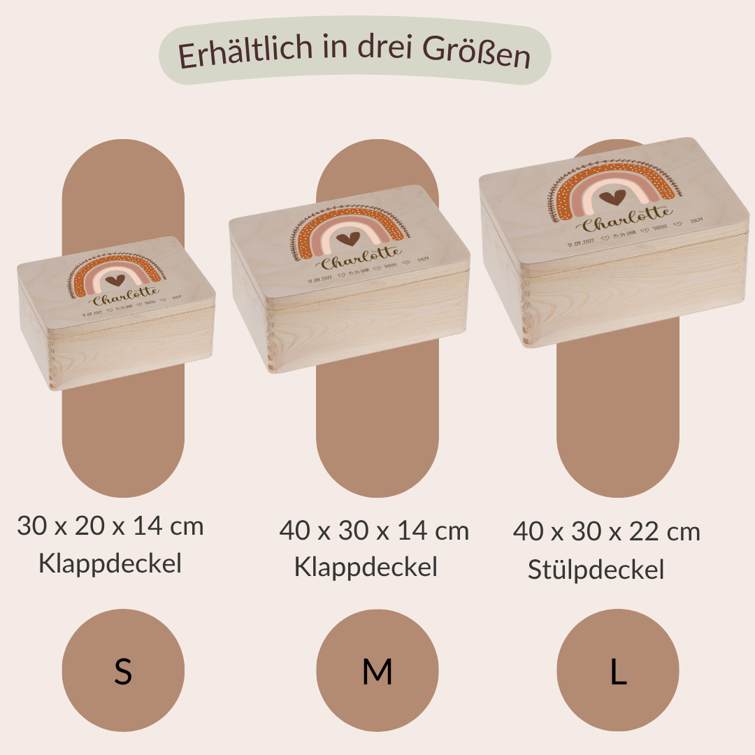 Regenboog geheugendoos