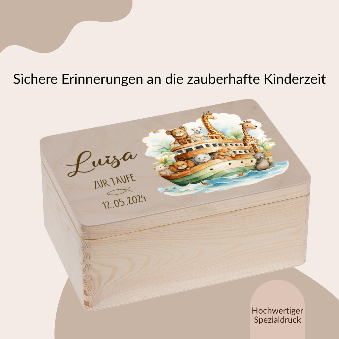 Erinnerungskiste - Taufe mit Arche Noah