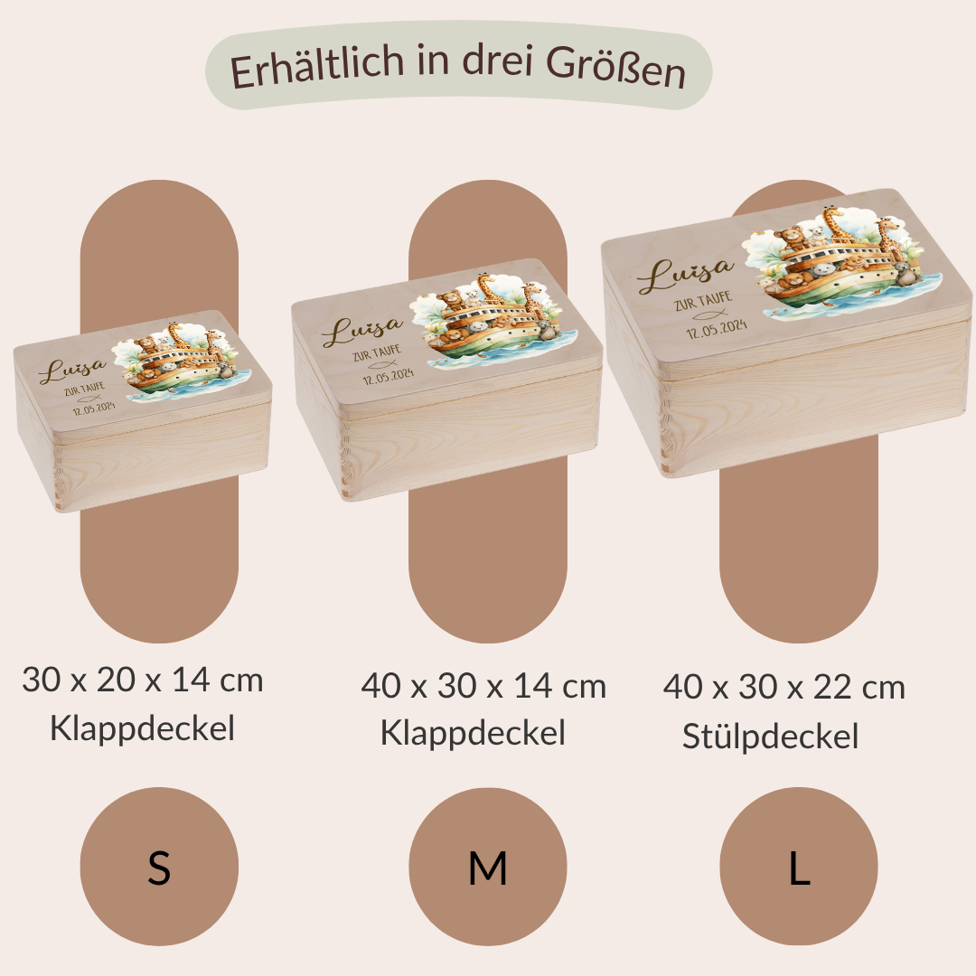 Erinnerungskiste - Taufe mit Arche Noah