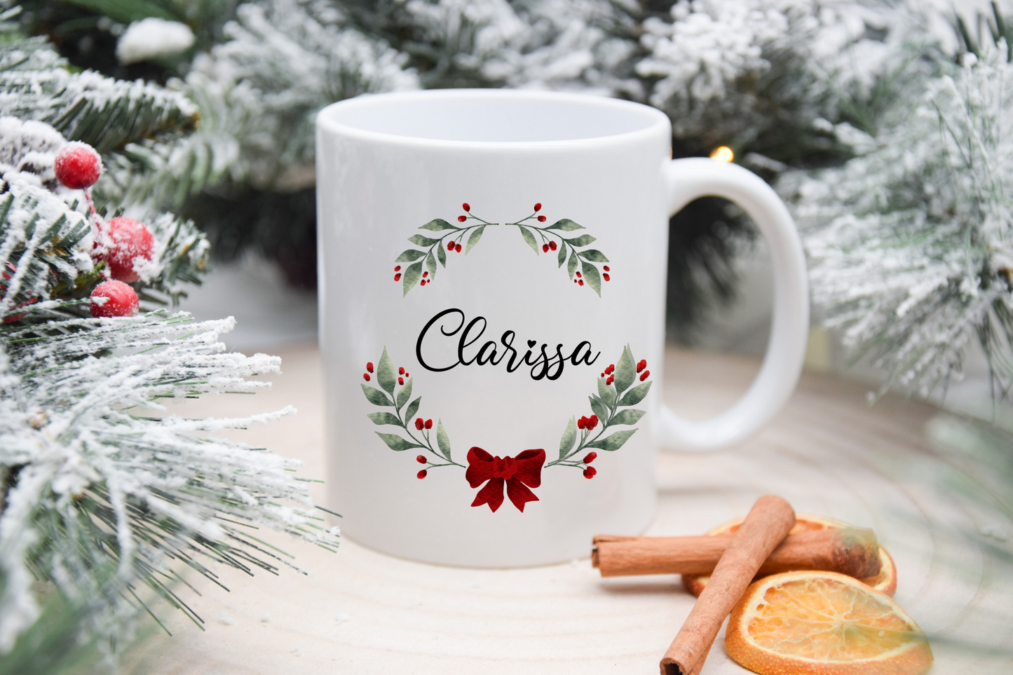 Tazza personalizzata con Grilande - Natale
