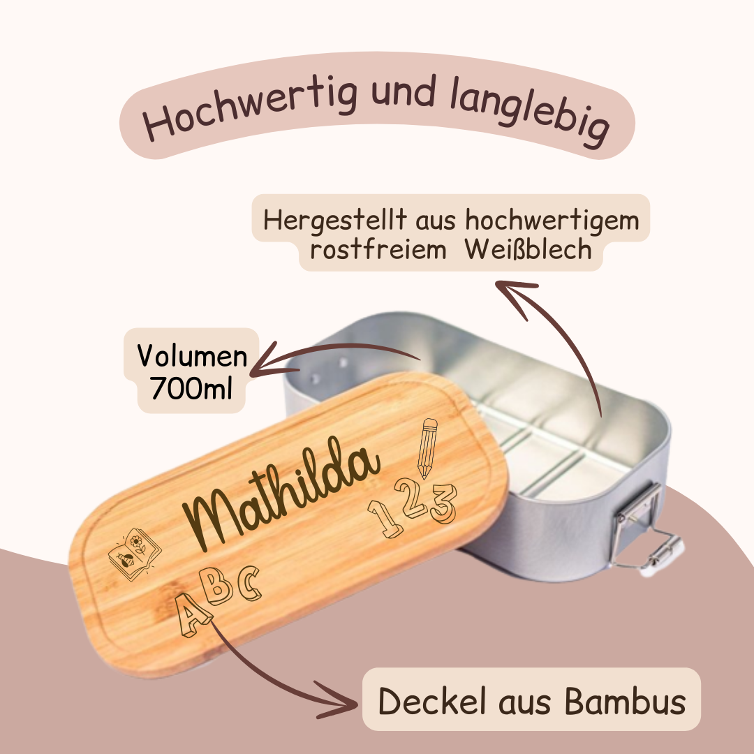Brotdose Kinder - ABC 123