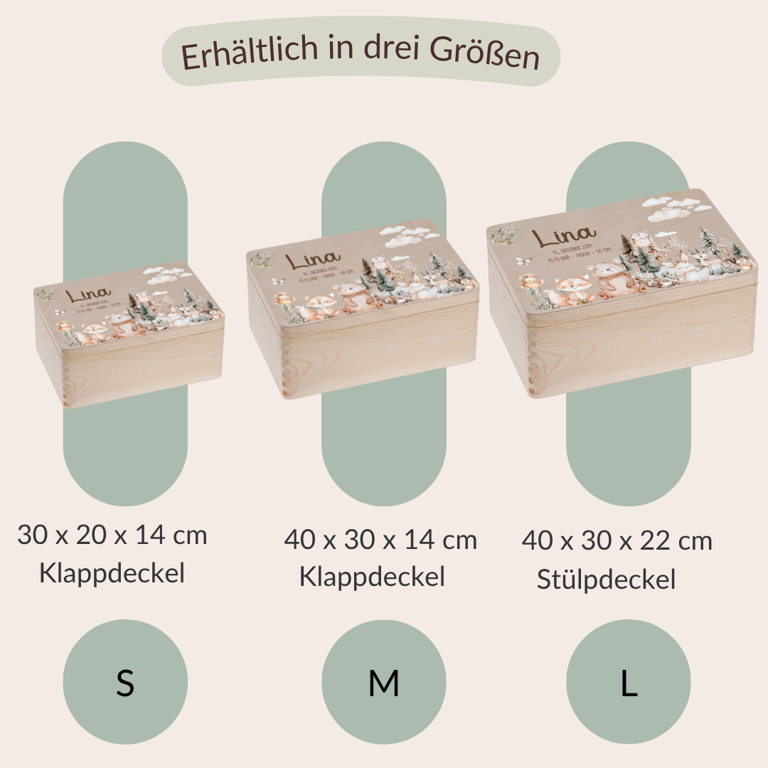 Erinnerungskiste Baby - Woodlandtieren 1