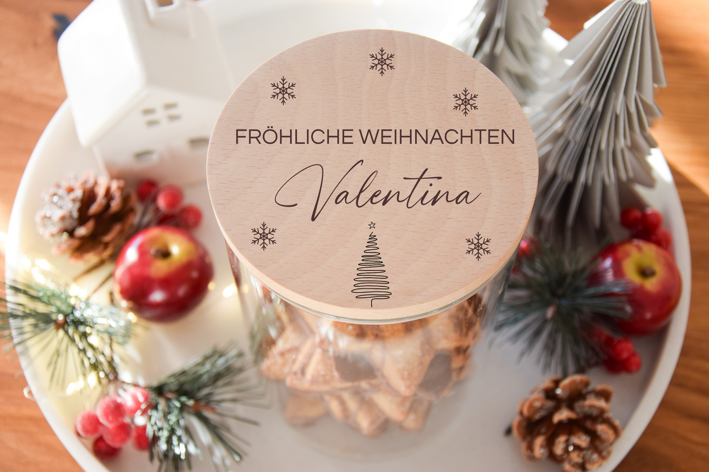 Vorratsglas Weihnachten - Fröhliche Weihnachten