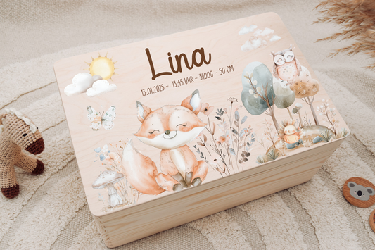 Erinnerungskiste Baby - versch. Tiermotiven