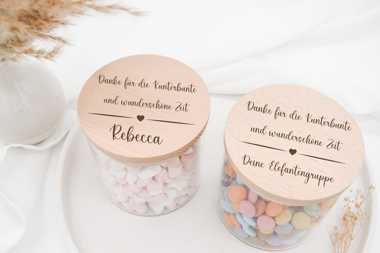 Abschiedsgeschenk Erzieherin - Danke für die Kunterbuntezeit