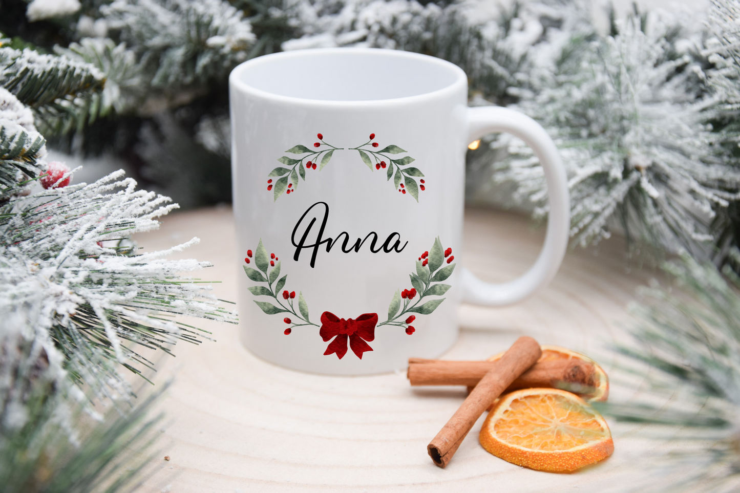 Tazza personalizzata con Grilande - Natale