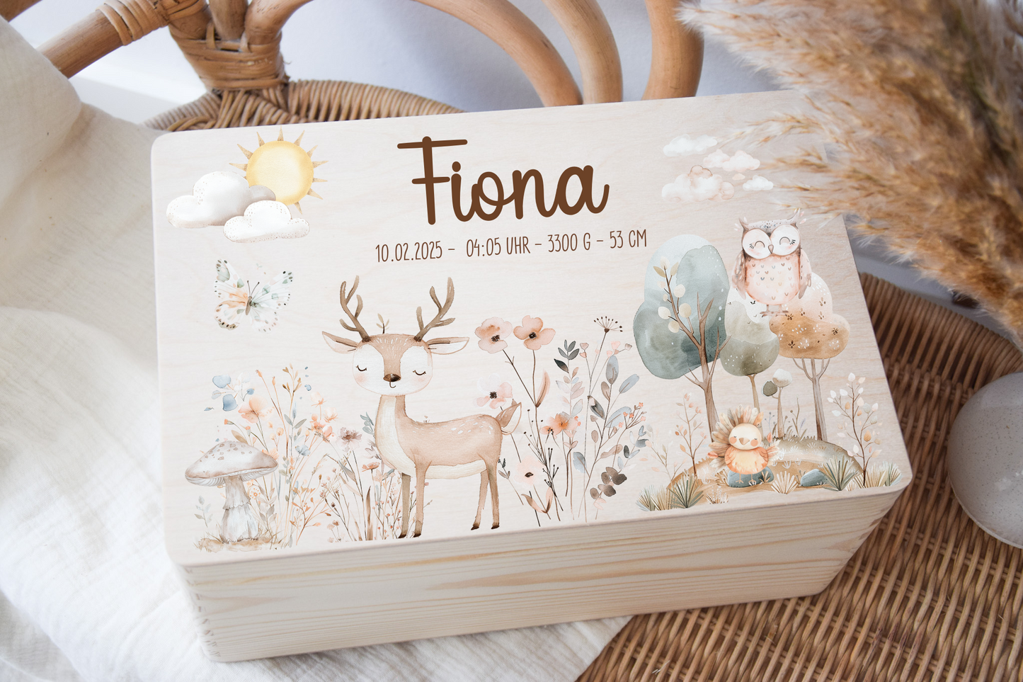 Erinnerungskiste Baby - versch. Tiermotiven