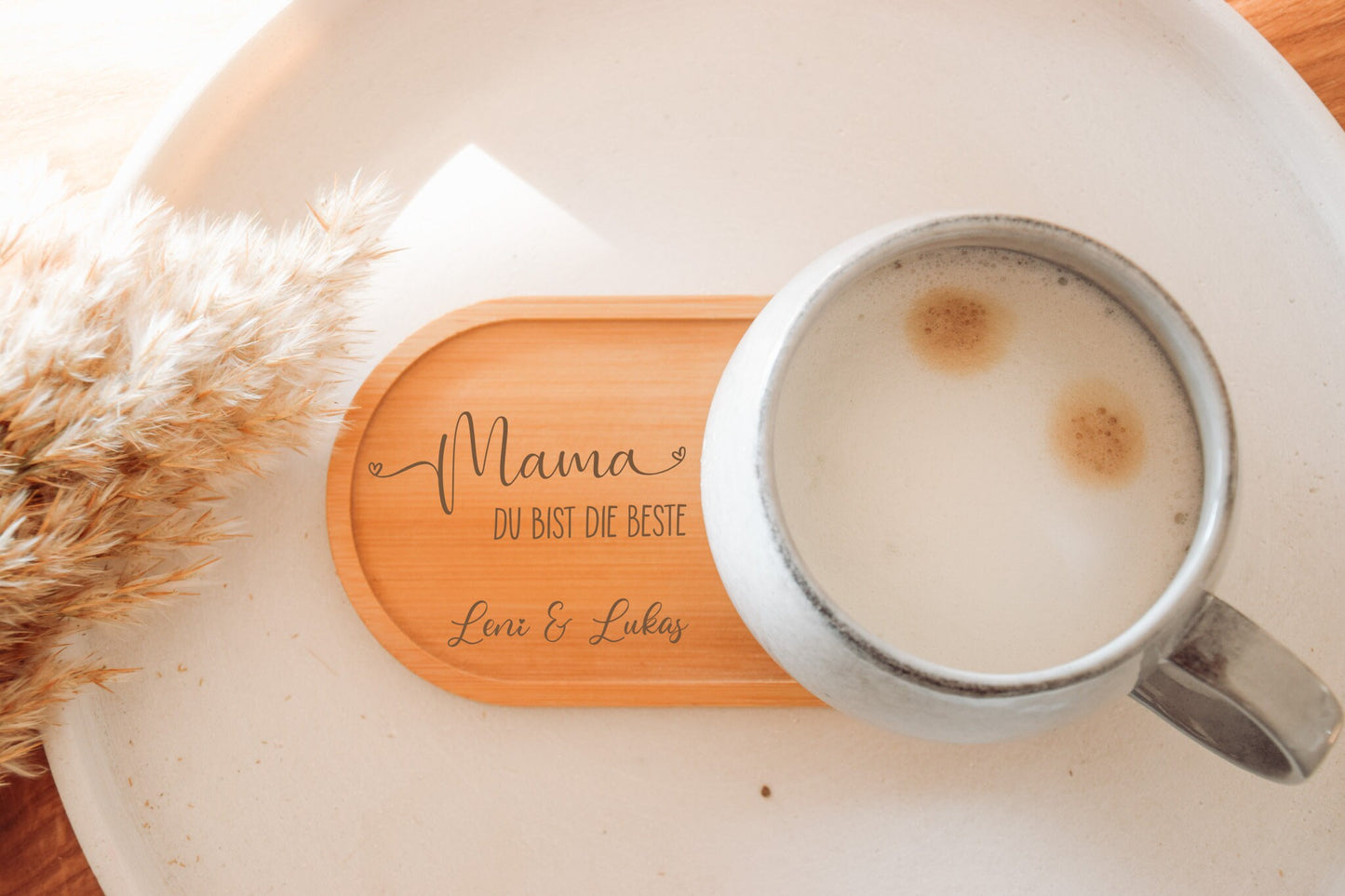 Personalisiertes Tablett - Geschenk Mama