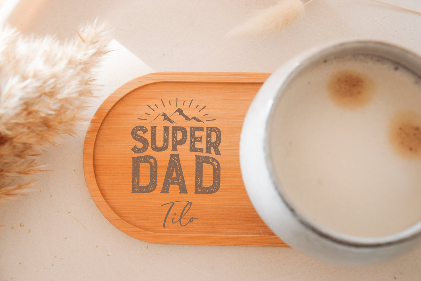 Personalisiertes Tablett - Geschenk Papa