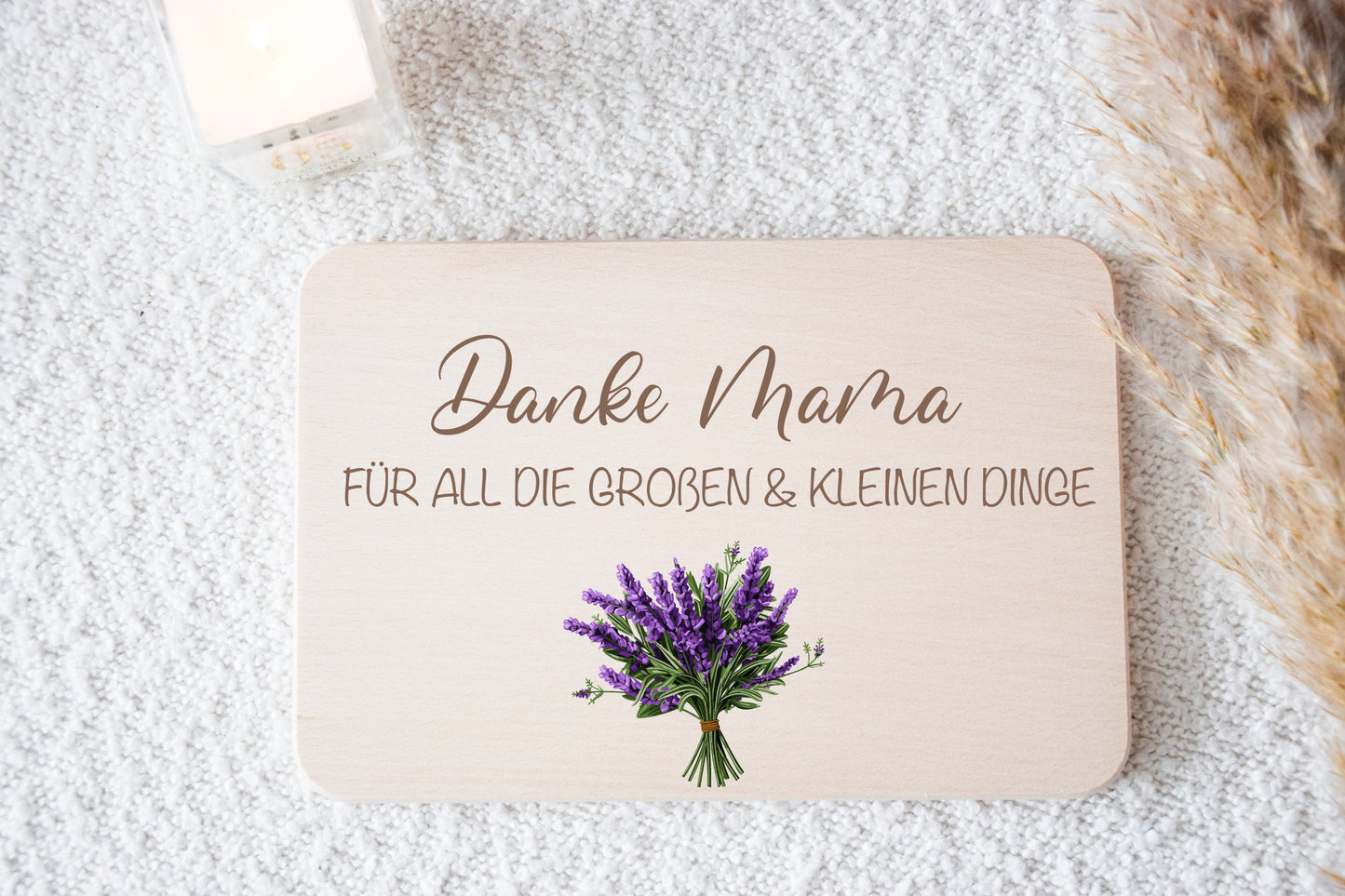 Muttertagsgeschenk - Frühstücksbrett Danke Mama