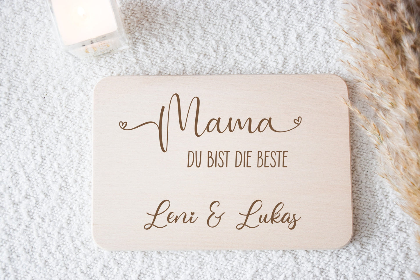Muttertagsgeschenk - Frühstücksbrett Mama