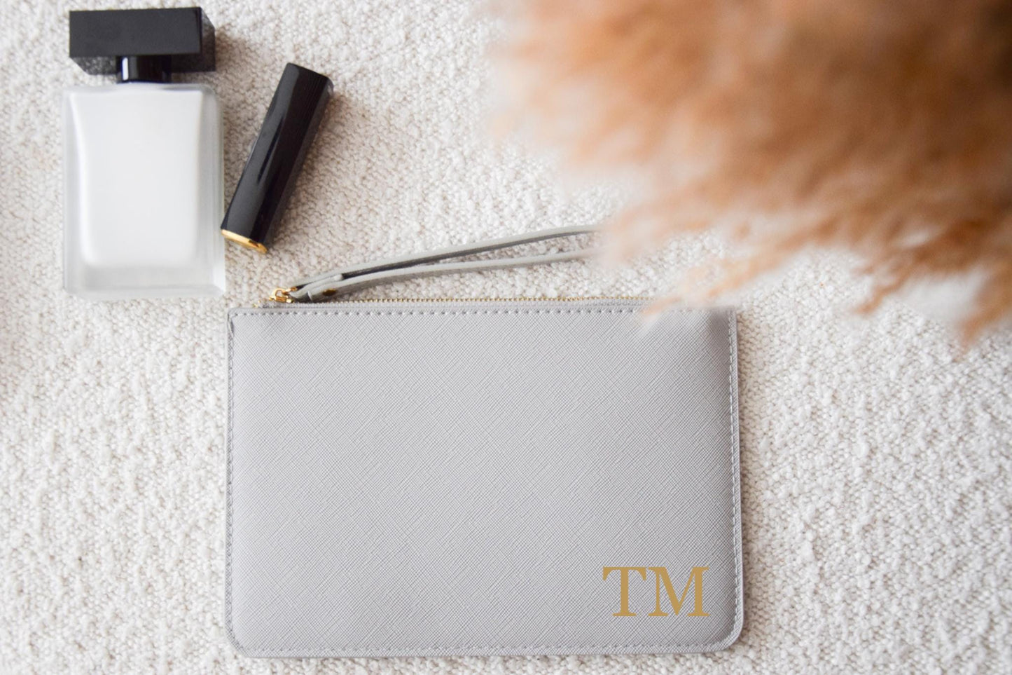 Personalisierte Clutch mit Initialen