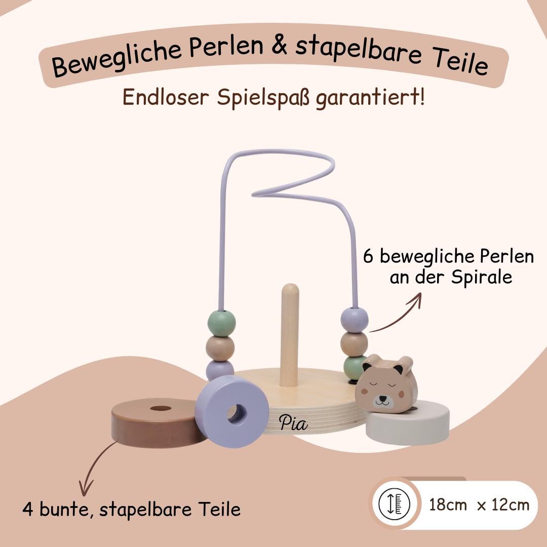 Motorikschleife Babyspielzeug