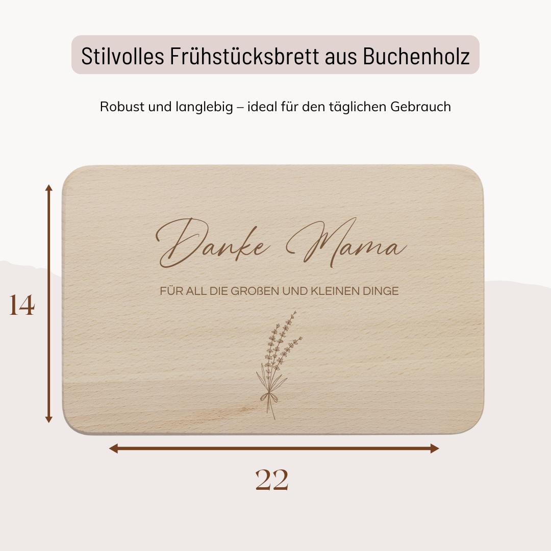 Frühstücksbrett - Danke Mama