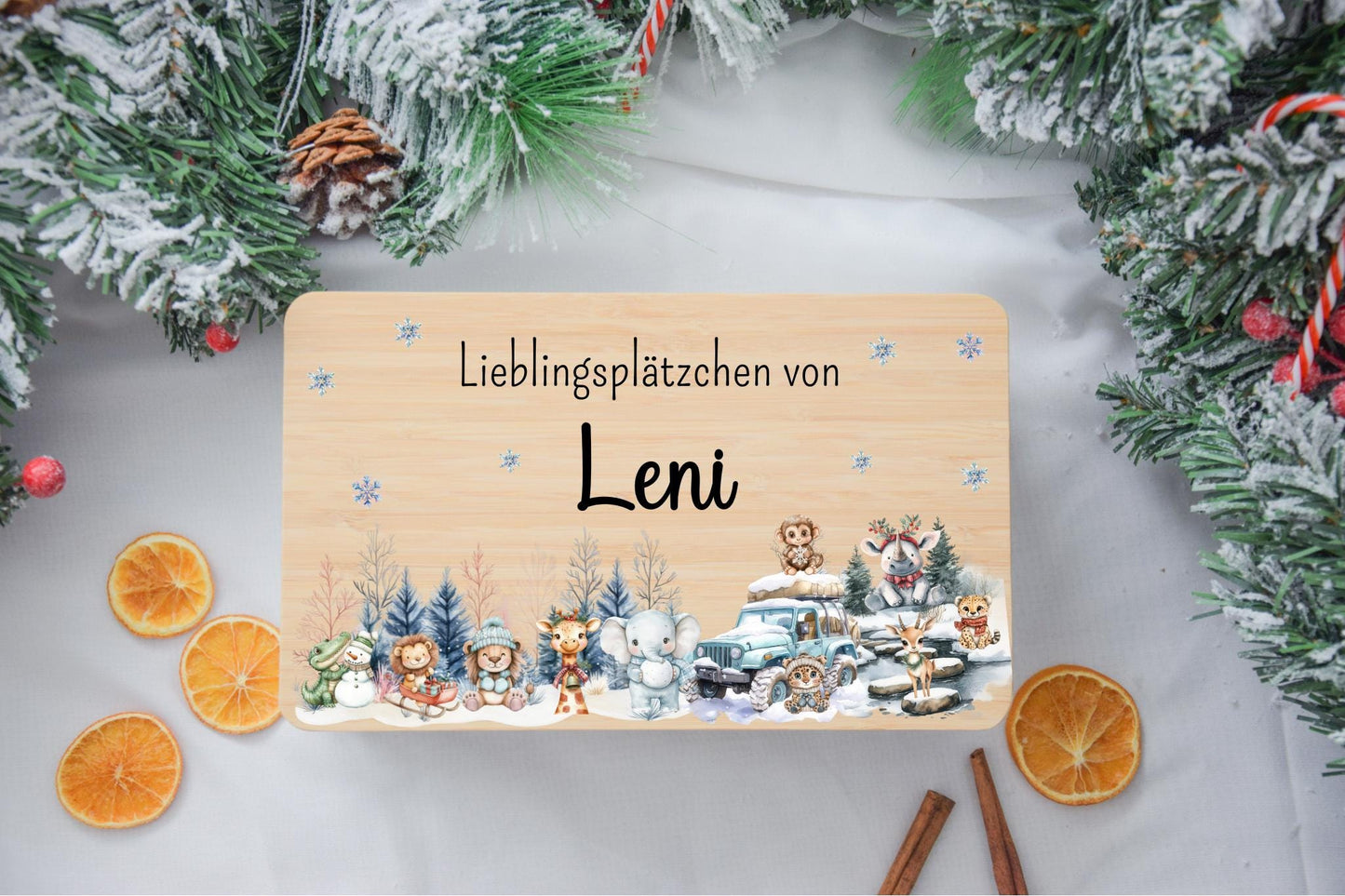 Keksdose Weihnachten - Safari Woodland Tieren