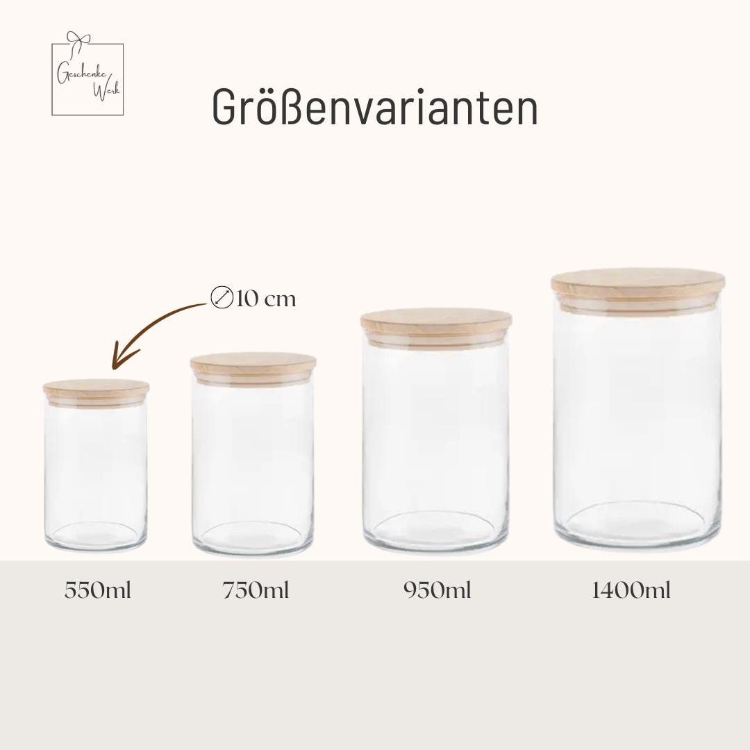 Vorratglas Weihnachten - Weihnachtskranz