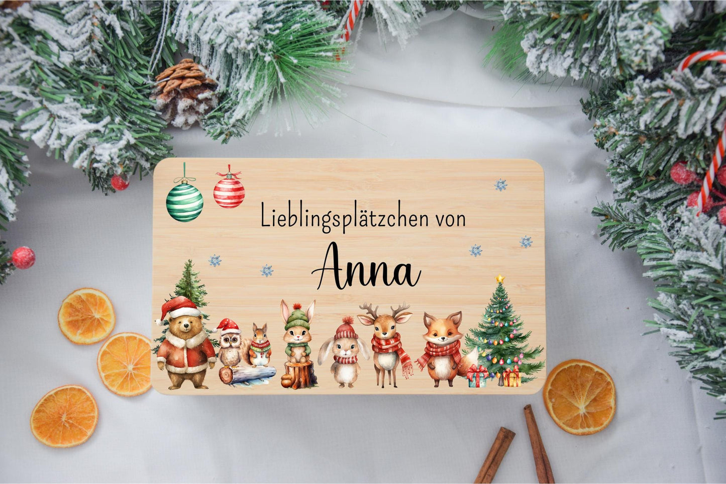 Keksdosen Weihnachten - bunten Tiermotiven