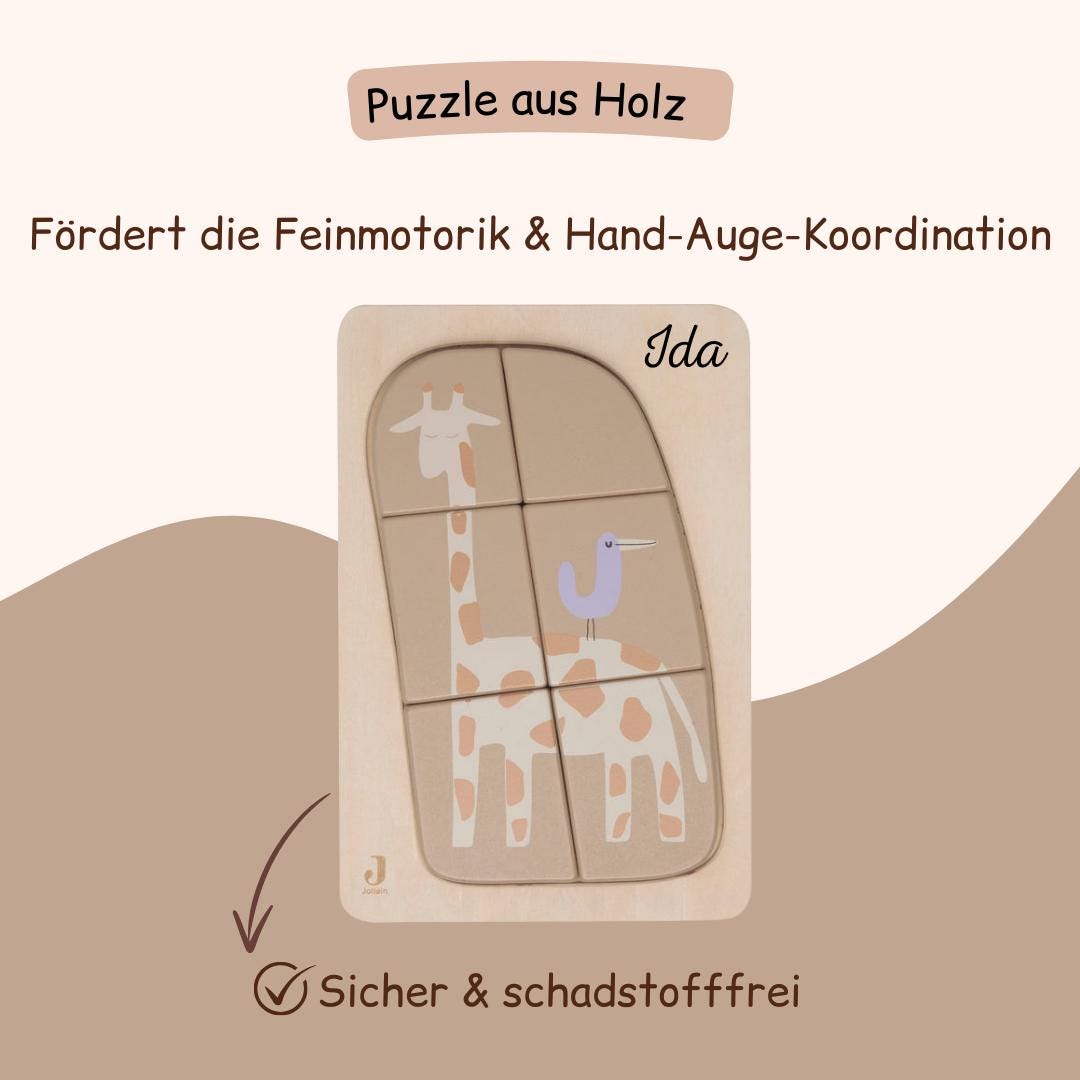Holzpuzzle - Giraffe