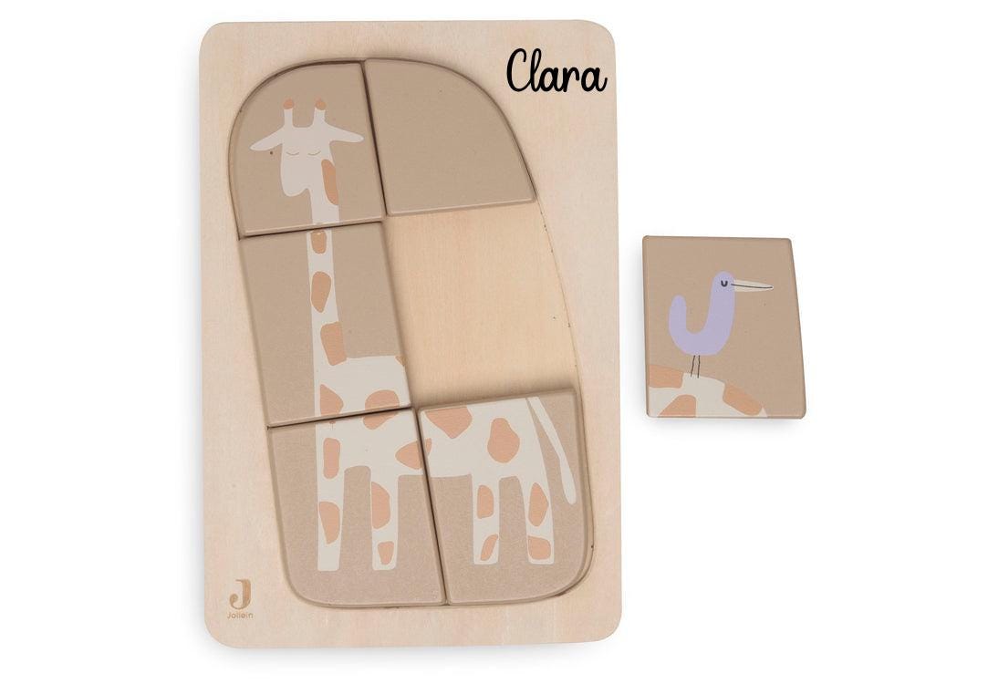 Holzpuzzle - Giraffe
