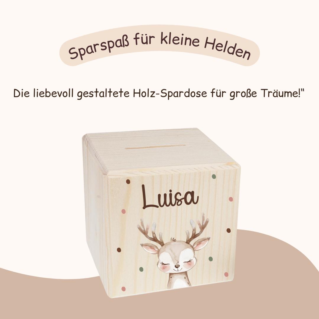 Spardose mit versch. Tieren