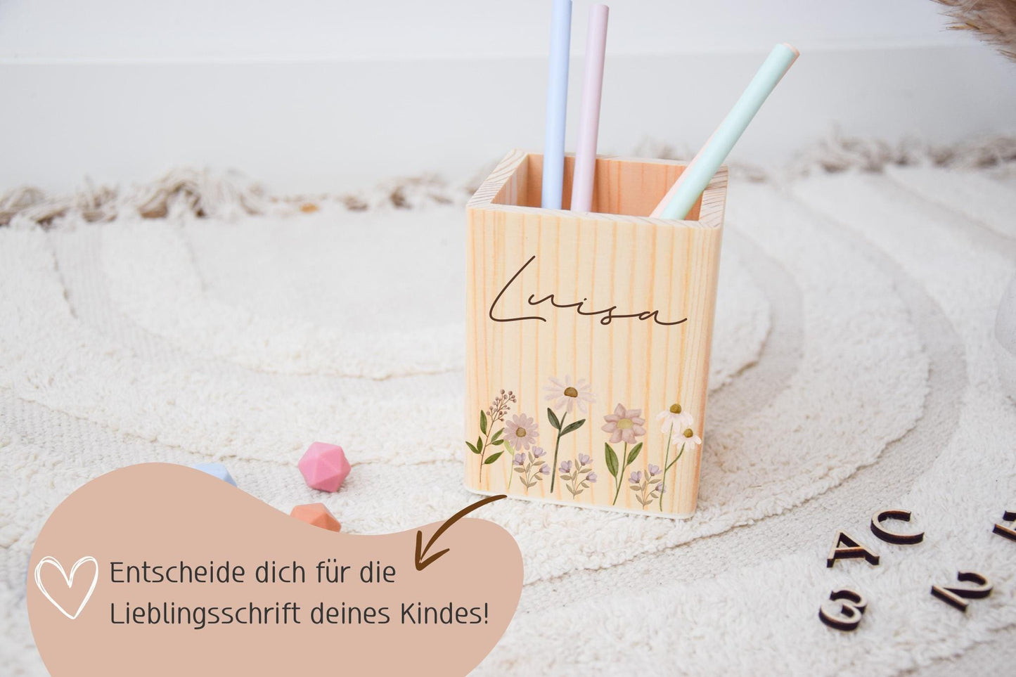 Stiftehalter, Stiftebox, Stiftehalter Kinder, Schulanfang Geschenk, Einschulung, Stiftehalter Holz, Schulkind 2025, Einschulungsgeschenke,