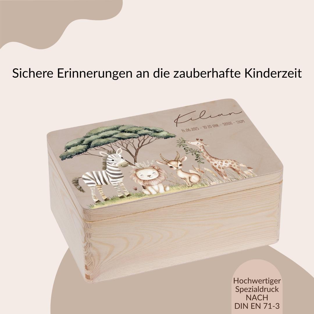 Erinnerungskiste - Safari Tiere
