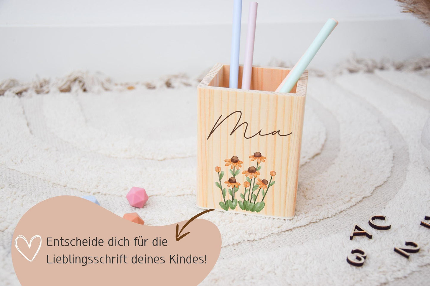 Stiftehalter - Blumen