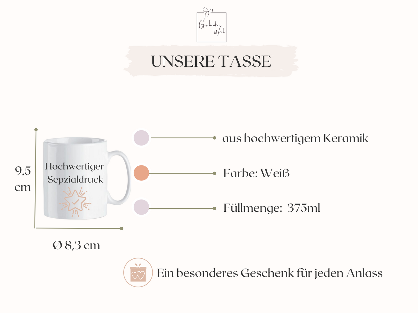 Tazza personalizzata per coppie con data