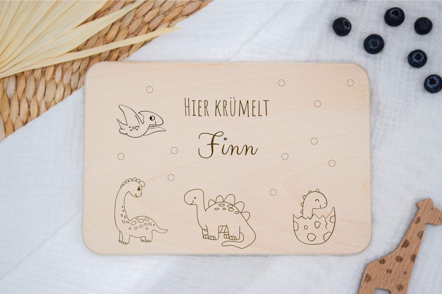 Frühstücksbrett Kinder Dinosaurier