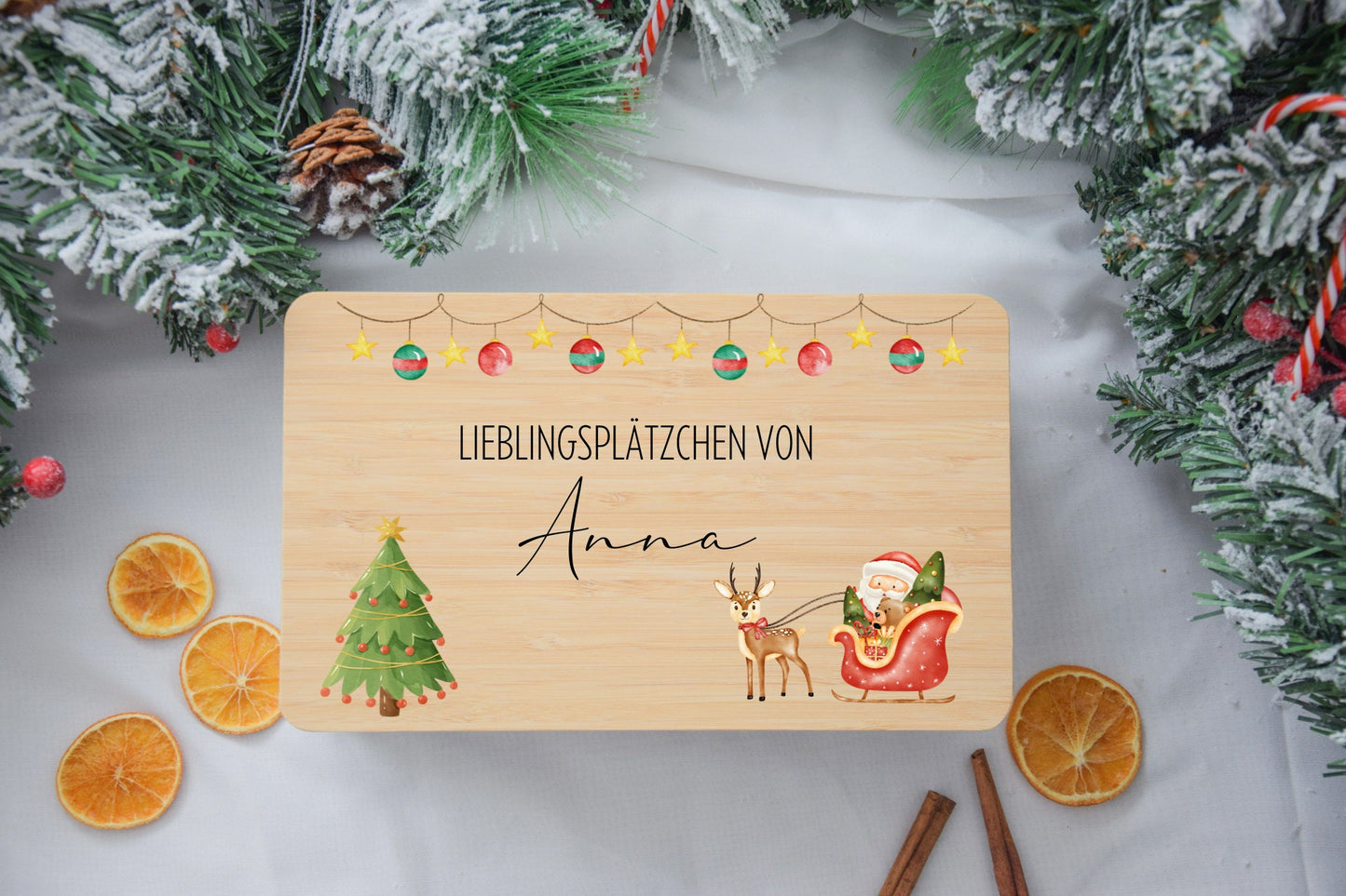 Koekjesblikken voor kerstkoekjes met kerstmanmotief en slee