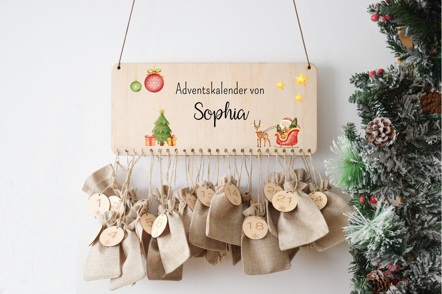 Calendrier de l'Avent pour enfants - Père Noël