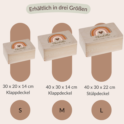 Regenboog geheugendoos