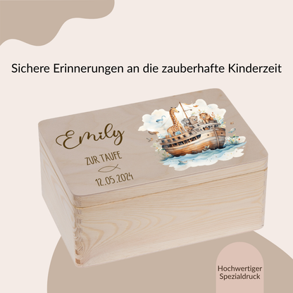 Erinnerungskiste - Zur Taufe Arche Noah