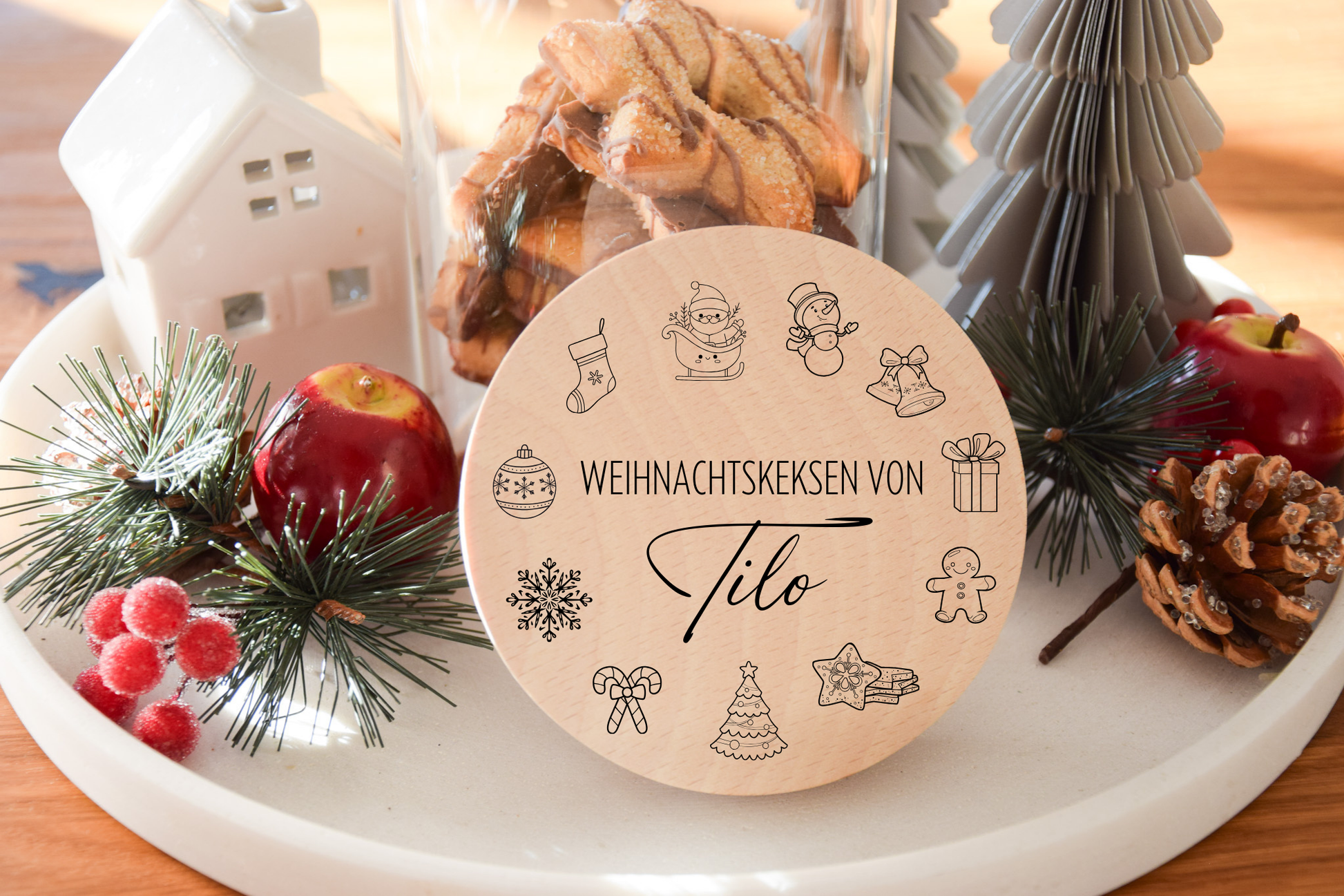 Vorratsglas Weihnachten - Weihnachtskekse