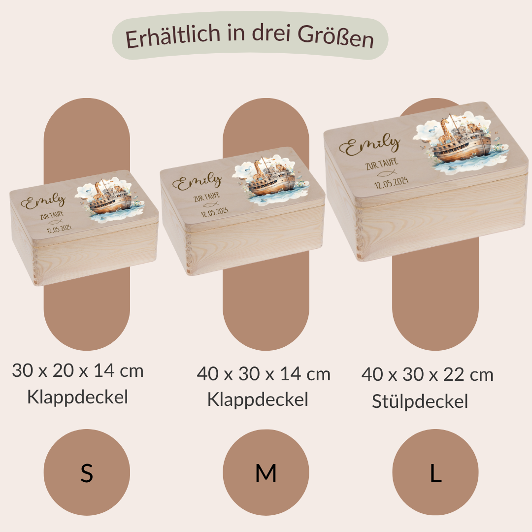 Erinnerungskiste - Zur Taufe Arche Noah