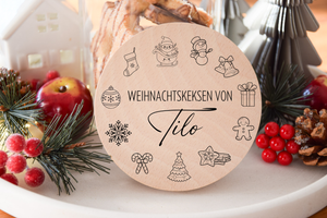 Vorratsglas Weihnachten - Weihnachtskekse