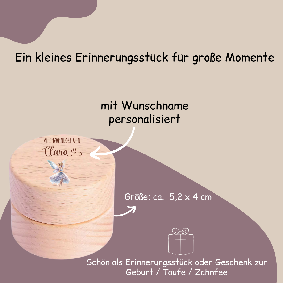 Boîte à dents de lait - Fée des dents