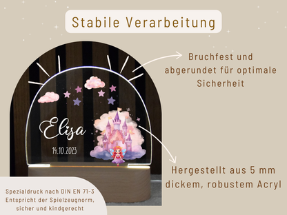 Nachtlicht Märchenschloss Fee
