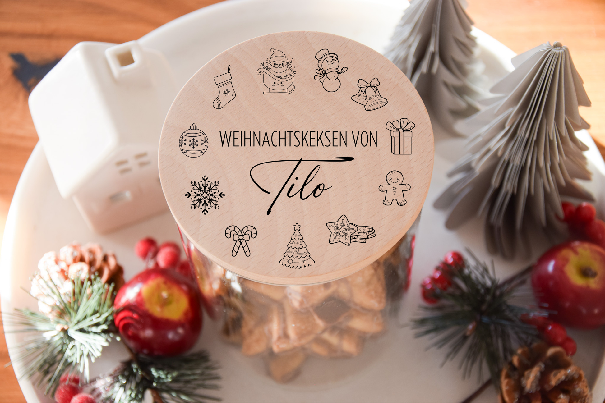 Vorratsglas Weihnachten - Weihnachtskekse