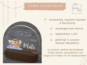 Nachtlicht Taufe Arche Noah