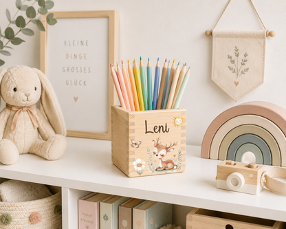 Stiftehalter Kinder mit  versch. Tiermotiven