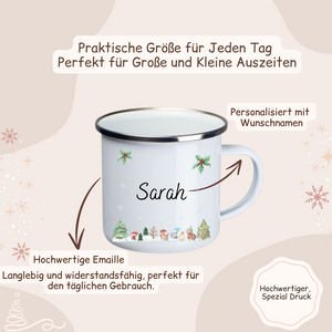 Weihnachtstasse -  Woodlandtieren (Kopie)