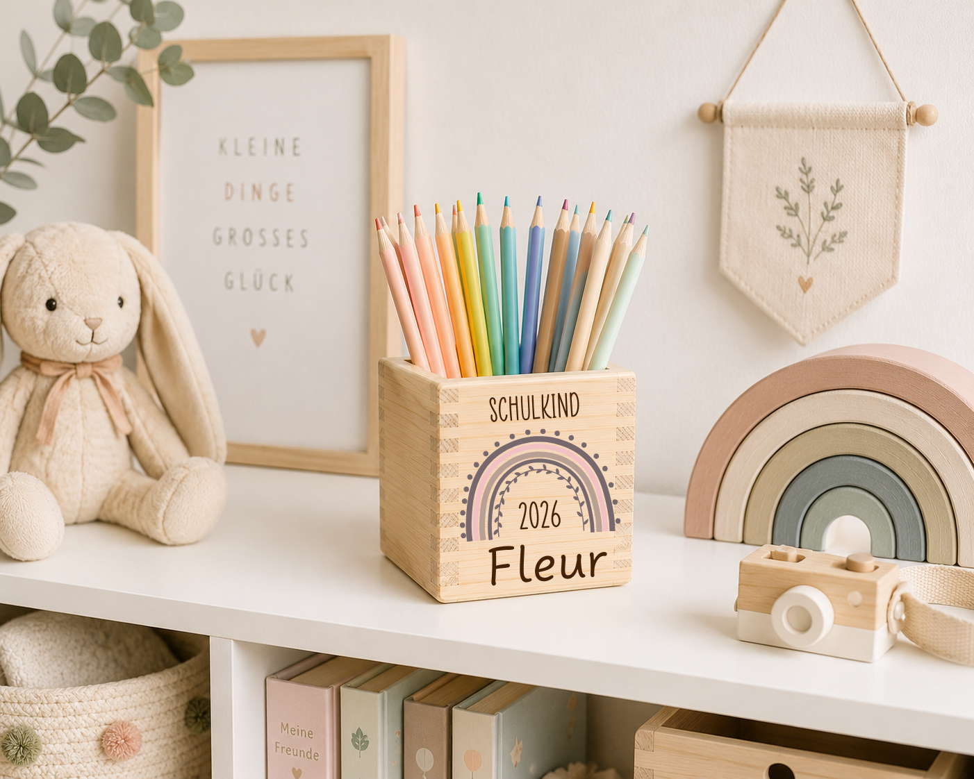 Stiftehalter Kinder - Regebogen Schulkind