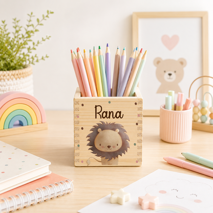 Stiftehalter Kinder mit versch. Tiermotiven