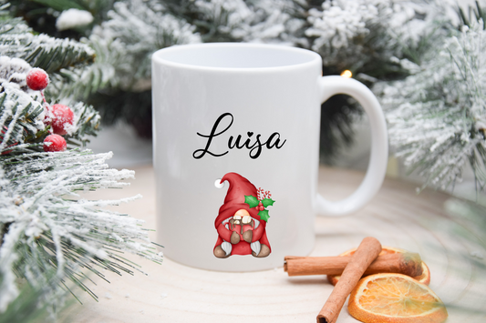 Personalisierte Tasse Wichtel - Weihnachten