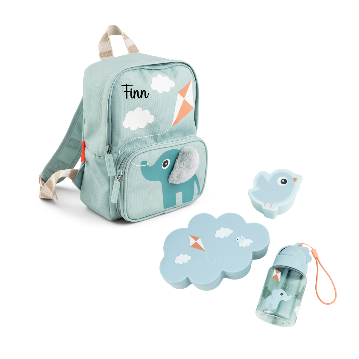 Kinderrucksack Set, Blau