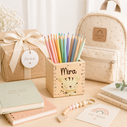 Stiftehalter Kinder mit versch. Tiermotiven