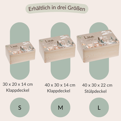 Erinnerungskiste Baby - Woodlandtieren 1