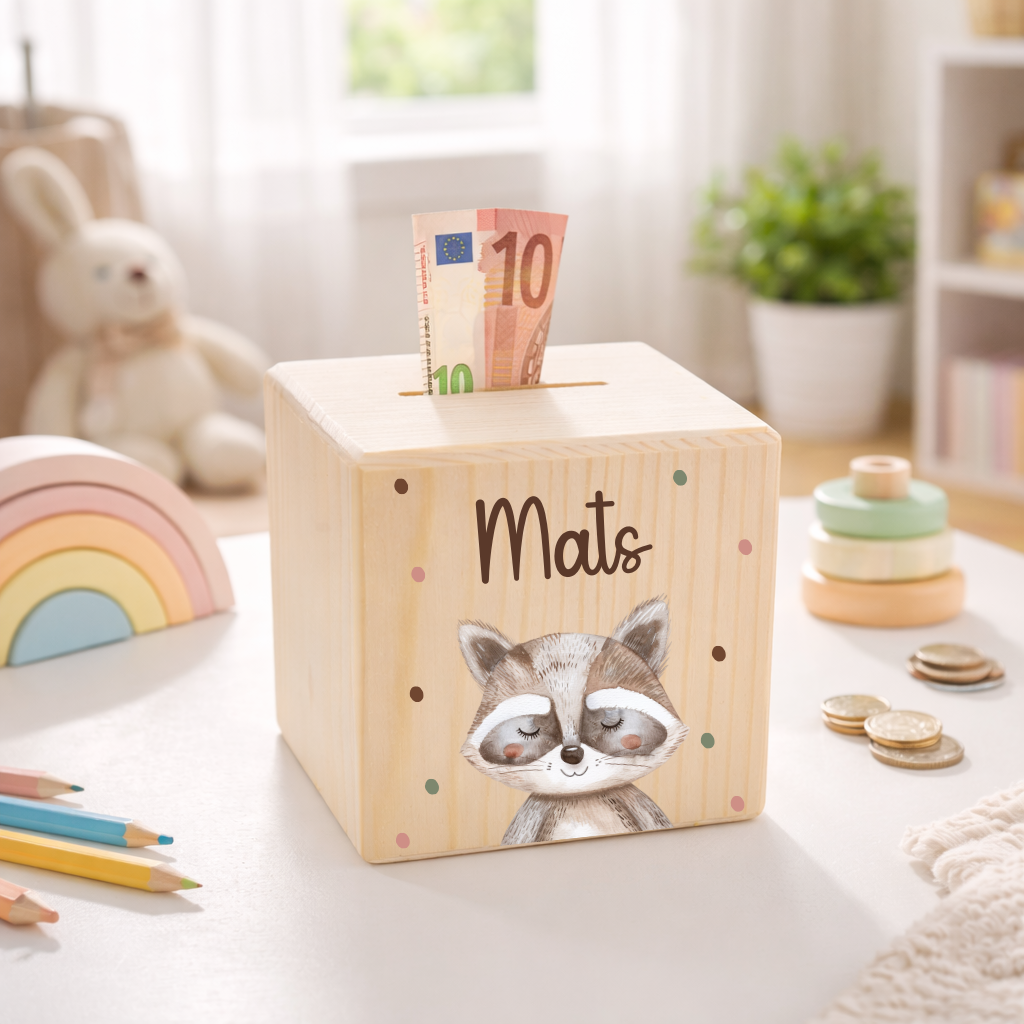 Spardose mit versch. Tieren