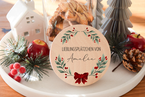 Vorratglas Weihnachten -  Weihnachtskranz